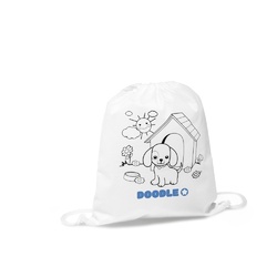 DRAWS. Sac à cordon pour enfant pour le coloriage (80 g/m²)