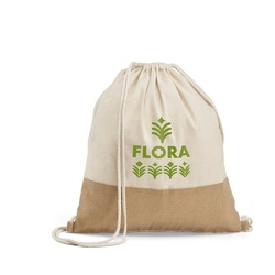 SABLON. Sac type sac-à-dos 100% coton (160 g/m²)