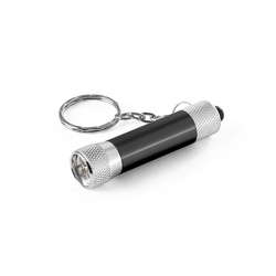 LERGAN. Porte-clés en aluminium avec lampe de poche 3 LED