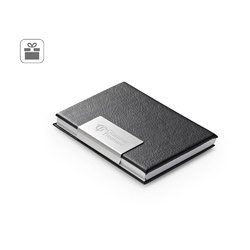 REEVES. Porte-cartes en aluminium et PU