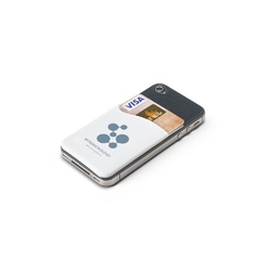 SHELLEY. Porte-cartes en silicone pour smartphone