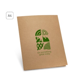 PUZO. Porte-documents en papier 100% recyclé A4 (400 g/m²)
