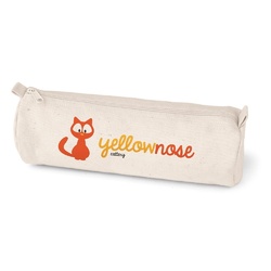 SCHOOLI. Trousse à crayons en 100% cotton canevas (290 g/m²), au design cylindrique