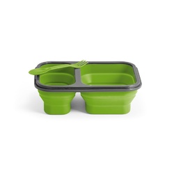 DILL. Lunch Box. Boîte hermétique rétractable en silicone et PP (480 et 760 mL)