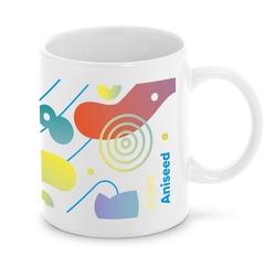 ANISEED. Mug en céramique idéale pour la sublimation 350 mL