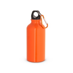 LANDSCAPE S. Bouteille de sport 400mL en aluminium avec mousqueton