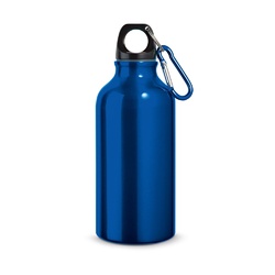 LANDSCAPE S. Bouteille de sport 400mL en aluminium avec mousqueton