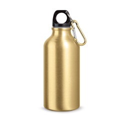 LANDSCAPE S. Bouteille de sport 400mL en aluminium avec mousqueton