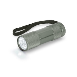 FLASHY. Lampe de poche en aluminium avec 9 LED