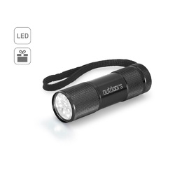FLASHY. Lampe de poche en aluminium avec 9 LED