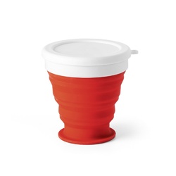 ASTRADA. Verre de voyage pliable 250mL en silicone et PP