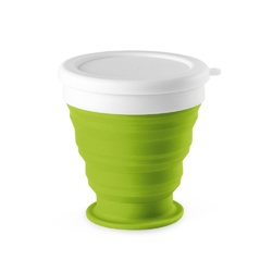 ASTRADA. Verre de voyage pliable 250mL en silicone et PP