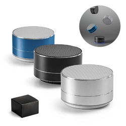 FLOREY. Enceinte portable 3W avec 3h d'autonomie en aluminium recyclé (100 % rAL) et d'ABS (100 % rABS)