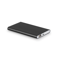 MARCET. Power bank Slim de 4 000 mAh en ABS recyclé (70 % rABS) et aluminium recyclé (30 % rAL)