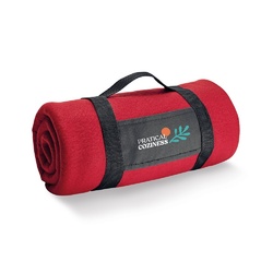 THORPE. Couverture polaire (180 g/m²) avec poignée amovible