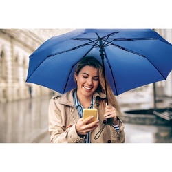 TOMAS. Parapluie pliable en polyester 190T avec ouverture automatique