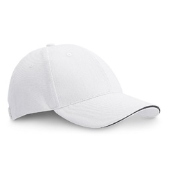 CHRISTOPHE. Casquette sandwich 100% coton (260 g/m²)