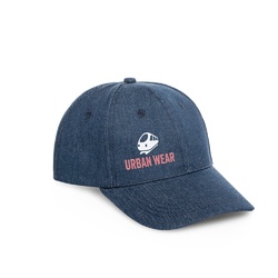 PHOEBE. Casquette en denim, coton et polyester (300 g/m²)