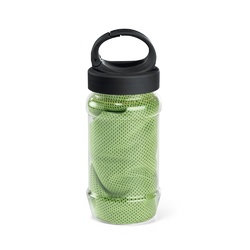 ARTX PLUS. Ensemble de bouteille en PP et PET et serviette de sport en polyamide et polyester