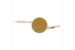 Câble rétractable 6 en 1 en liège et fibre de paille