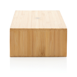 Réveil en bambou avec chargeur sans fil 5W