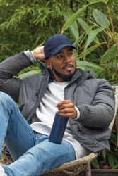 Casquette 6 panneaux en coton recyclé 280gr IMPACT