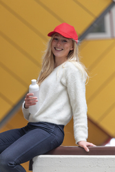 Casquette 5 panneaux en coton recyclé 280gr IMPACT