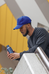 Casquette 5 panneaux en coton recyclé 280gr IMPACT