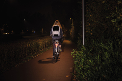 Sac à dos réfléchissant pour ordinateur portable en RPET