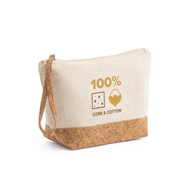 BLANCHETT. Trousse de toilette 100% coton et liège