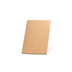 ALCOTT A5. Bloc-notes A5 à couverture cartonnée (250 g/m²) et pages unies