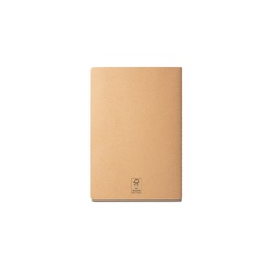 ALCOTT A5. Bloc-notes A5 à couverture cartonnée (250 g/m²) et pages unies
