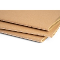 ALCOTT A5. Bloc-notes A5 à couverture cartonnée (250 g/m²) et pages unies