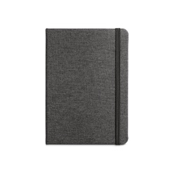 BOYD. Bloc-notes de notes A5 en polyester recyclé (100% rPET) avec pages lignées