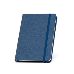 BOYD. Bloc-notes de notes A5 en polyester recyclé (100% rPET) avec pages lignées