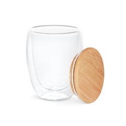ECUADOR L. Tasse de voyage 350mL en verre borosilicate