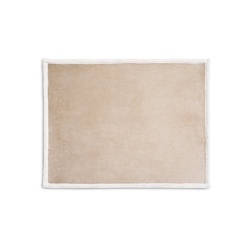 HEIDEN. Couverture polaire réversible (190 g/m²) avec ruban de satin et carte personnalisée