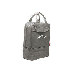 Sac à dos isotherme 'Yari', gris chiné RPET