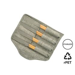 Set de 4 couteaux de table 'Shokki', bambou