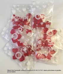 bonbons coeurs sachet publicitaire Haribo St valentin orpi