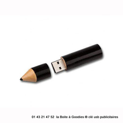 CLE USB CRAYON EN BOIS