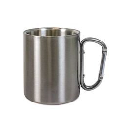 MUG MOUSQUETON INOX SUBLIMATION  325 ML -
