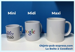 MUG EXPRESS 48H 72H LOGO QUADRI  TAILLE MAXI