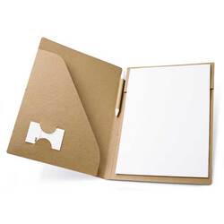 PACK PROMO CONFERENCIER PUBLICITAIRE CARTON RECYCLE A4 + STYLO ► 100 EX