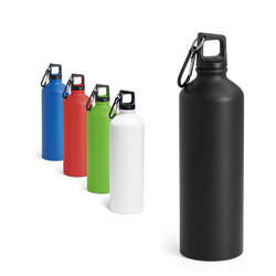 PACK PROMO GOURDE ALU AVEC MOUSQUETON 800ML ►25 EX